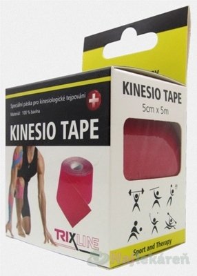 E-shop KINESIO TAPE TRIXLINE červená, 5cmx5m, 1ks