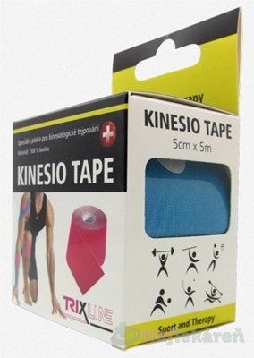 E-shop KINESIO TAPE TRIXLINE modrá, 5cmx5m, 1ks
