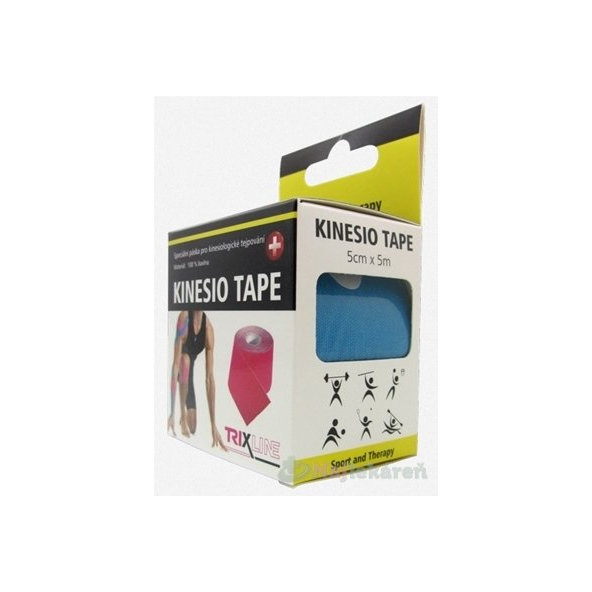 KINESIO TAPE TRIXLINE modrá, 5cmx5m, 1ks