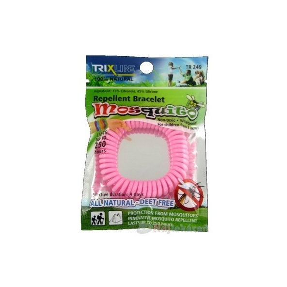 BC náramok proti komárom TRIXLINE 1ks