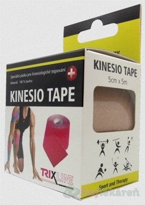 E-shop KINESIO TAPE TRIXLINE telová, 5cmx5m, 1ks