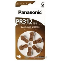 Panasonic PR312 batérie do načúvacích prístrojov 6ks