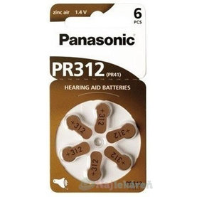 Panasonic PR312 batérie do načúvacích prístrojov 6ks