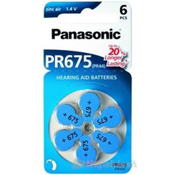 Panasonic PR675 batérie do načúvacích prístrojov 6ks