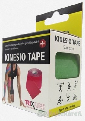 E-shop KINESIO TAPE TRIXLINE zelená, 5cmx5m,1ks