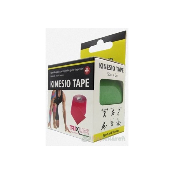 KINESIO TAPE TRIXLINE zelená, 5cmx5m,1ks