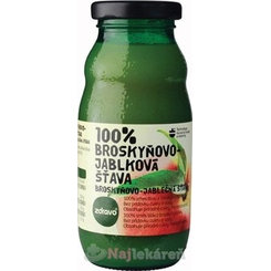 Zdravo 100% BROSKYŇOVO-JABLKOVÁ ŠŤAVA  200 ml