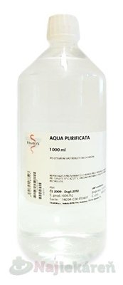 E-shop Aqua purificata - FAGRON v plastové liekovke 1l