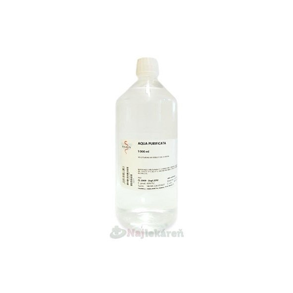 Aqua purificata - FAGRON v plastové liekovke 1l