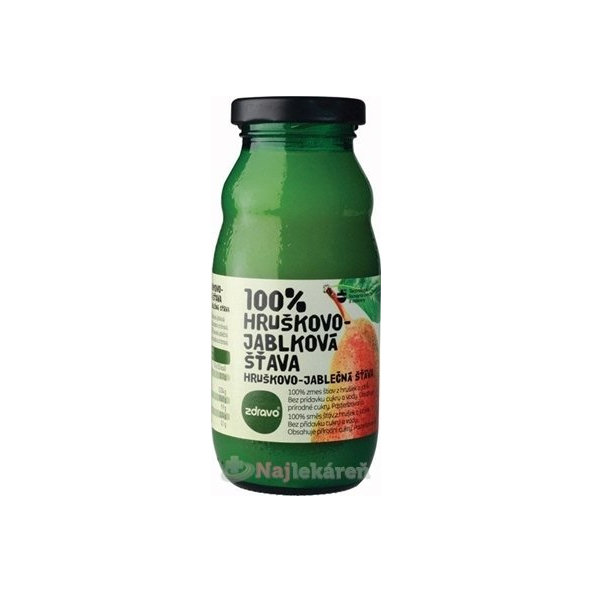 Zdravo 100% HRUŠKOVO-JABLKOVÁ ŠŤAVA,     200ml