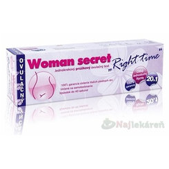 Woman secret RIGHT TIME ovulačný test 1x20ks