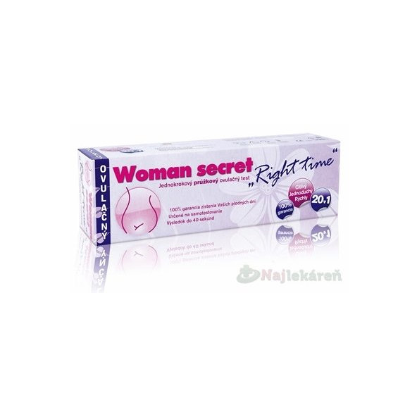 Woman secret RIGHT TIME ovulačný test 1x20ks