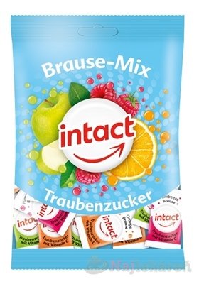 E-shop INTACT Brause - Mix Hroznový cukor s vitamínom C, 100g