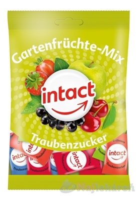 E-shop INTACT Gartenfrüchte - Mix Hroznový cukor s príchuťou záhradného ovocia, 100g