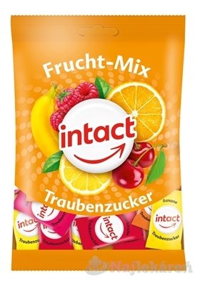 E-shop INTACT Frucht - Mix Hroznový cukor s príchuťou ovocia 1x100 g