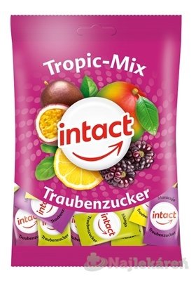 E-shop INTACT Tropic - Mix Hroznový cukor s príchuťou tropického ovocia 100g