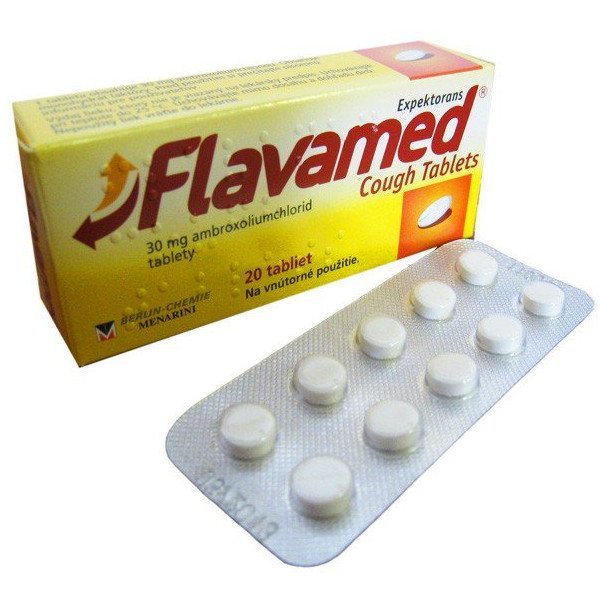 Flavamed Cough Tablets na vykašliavanie 20 tbl