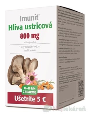 E-shop Imunit HLIVA ustricová 800 mg s rakytník. a echin.