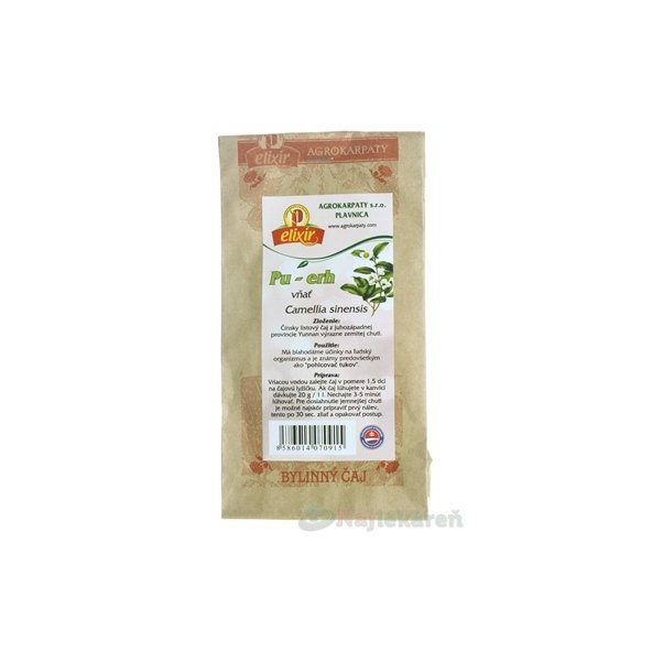 AGROKARPATY PU-ERH vňať, 40g