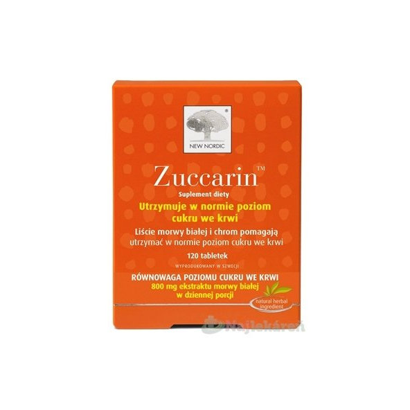 NEW NORDIC ZUCCARIN na chudnutie 120tbl