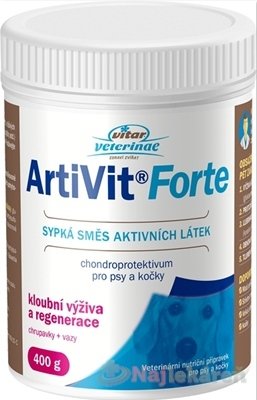 E-shop VITAR Veterinae Artivit Forte kĺbová výživa pre psy a mačky 400g