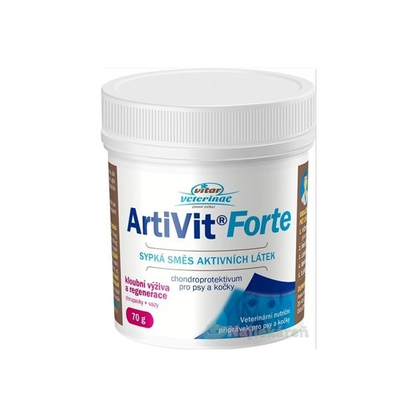 VITAR Veterinae Artivit Forte kĺbová výživa pre psy a mačky 70g