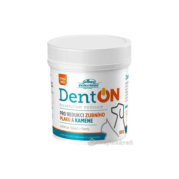VITAR Veterinae DentON na redukciu zubného kameňa pre psy a mačky 100g