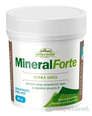 E-shop VITAR Veterinae Mineral Forte minerály pre psov a mačky 80g