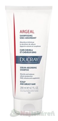 E-shop DUCRAY ARGEAL šampón absorbujúci maz 200ml