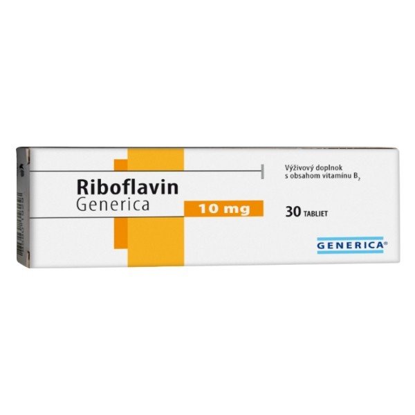 E-shop Generica Riboflavin 30 x 10 mg