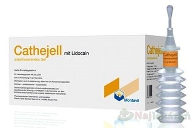E-shop CATHEJELL LIDOCAIN C, gel urt (lidokaínová instilácia 12,5 g) 1 ks