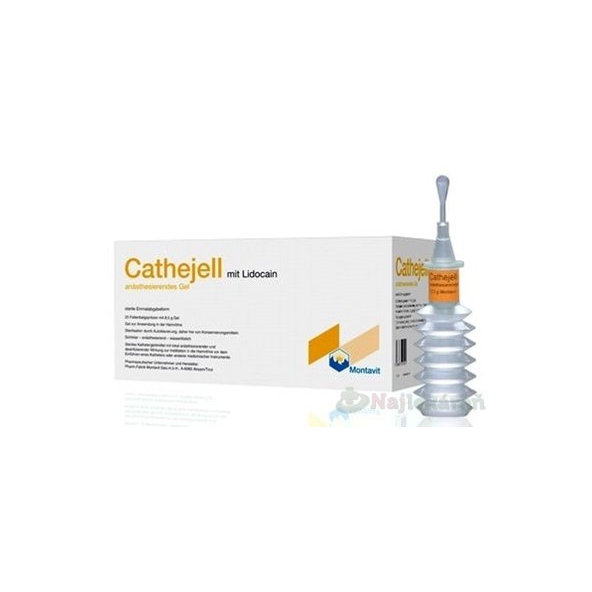 CATHEJELL LIDOCAIN C, gel urt (lidokaínová instilácia 12,5 g) 1 ks