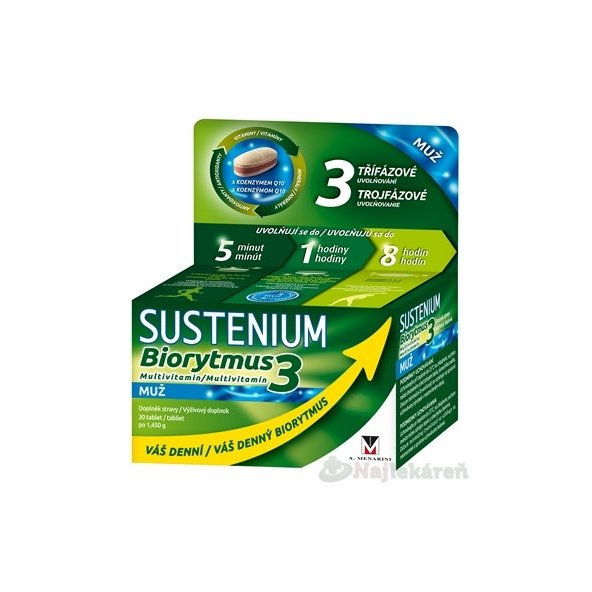 SUSTENIUM Biorytmus 3 multivitamín MUŽ