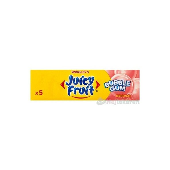 WRIGLEY`S Juicy Fruit BubbleGum, 5ks