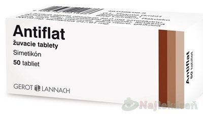 E-shop Antiflat žuvacie tablety proti nadúvaniu 50 ks