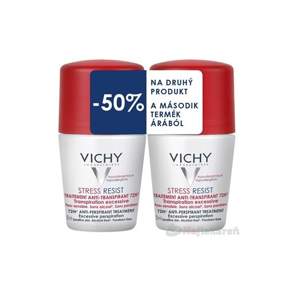 VICHY DEO STRESS RESIST 72H DUO antiperspirant 2x50ml