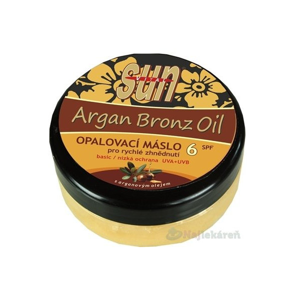 SUN ARGAN BRONZ OIL opaľovacie MASLO SPF 6 200ml