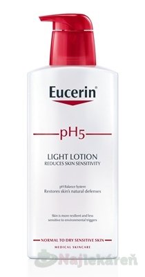 E-shop Eucerin pH5 Telové mlieko - ľahká textúra na citlivú pokožku 400ml