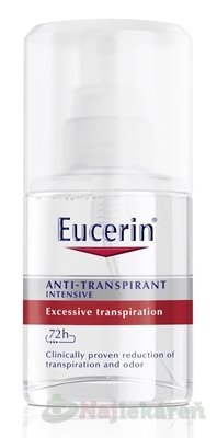E-shop Eucerin Deo Intenzívny antiperspirant sprej 30ml