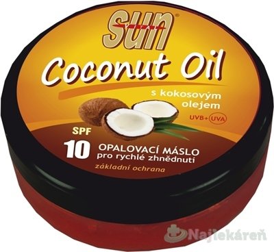 E-shop SUN COCONUT OIL opaľovacie MASLO SPF 10 200ml