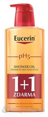 E-shop Eucerin pH5 Relipidačný sprchový olej 2x400ml