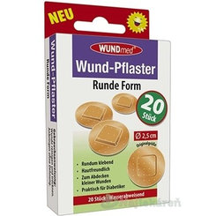 WUNDmed Kruhová náplasť Telová (priemer 2,5cm) 20ks