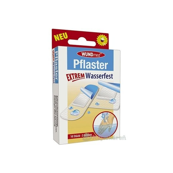 WUNDmed Extrem Vodeodolná náplasť (2 veľkosti) 10ks