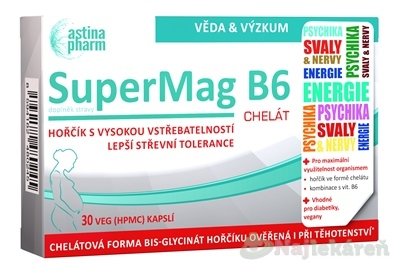 E-shop Astina SuperMag B6 CHELÁT, 30 ks