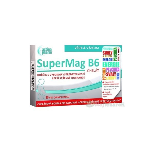 Astina SuperMag B6 CHELÁT, 30 ks