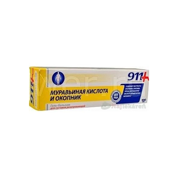 Twins Tek 911+ KYSELINA MRAVČIA A KOSTIHOJ 100ml