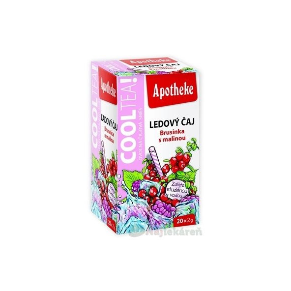 APOTHEKE COOLTEA Brusnica a malina, 20x2g