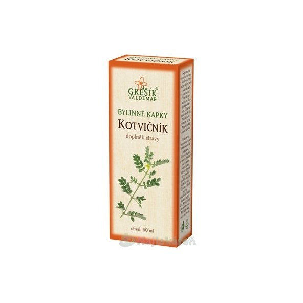 GREŠÍK BYLINNÉ KVAPKY KOTVIČNÍK
