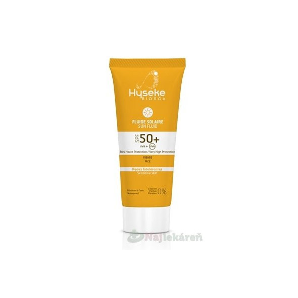 Hyseke BIORGA Opaľovacie mlieko SPF50+