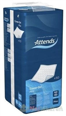 E-shop ATTENDS Cover-Dri Plus podložka inkontinenčná, savosť 1325ml, veľkosť 60x90cm, 50ks